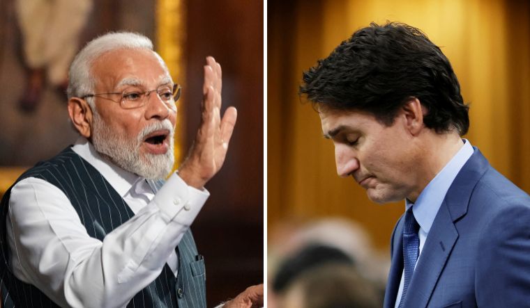 Prime Minister Narendra Modi and Canadian PM Justin Trudeau | PTI